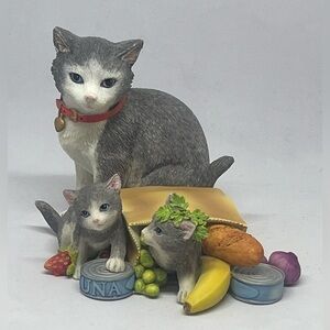 LENOX GROCERY GIDDY KITTIES, CAT KITTENS FIGURINE, CAT LOVERS, MISCHIEF!